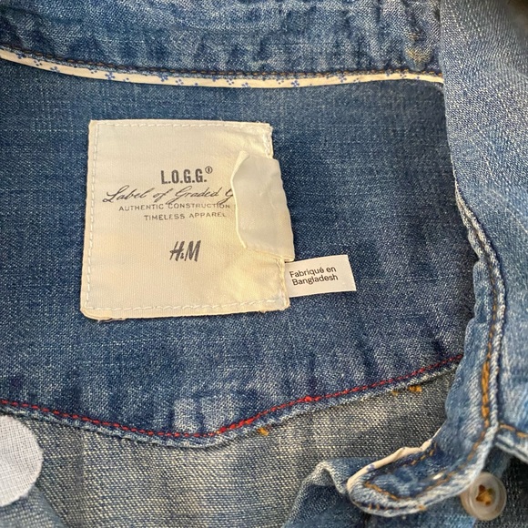 Western Jeans blouse H&M - Picture 2 of 2